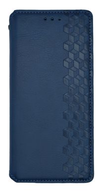 Чохол-книжка шкіра для Xiaomi Redmi 10C dark blue Getman Cubic PU