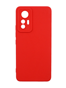 Силіконовий чохол SMTT для Xiaomi Mi 12 Lite red Full Camera