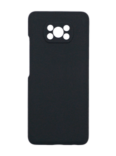 Силиконовый чехол Full Cover Lakshmi для Xiaomi Poco X3 NFC black (AAA) Full Camera без logo