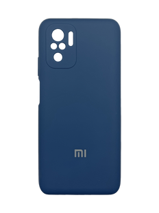 Силіконовий чохол Full Cover для Xiaomi Redmi Note 10/Note 10S navy blue Full Camera