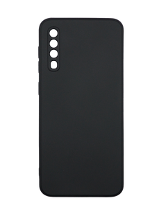 Силиконовый чехол WAVE Colorful для Samsung A30S/A50 black Full Camera (TPU)