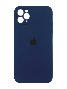 Силіконовий чохол Full Cover для iPhone 11 Pro Max deep navy Full Camera