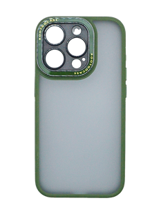 Чохол Metall Camera Touch Soft для iPhone 15 Pro alpine green Full Camera