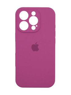 Силіконовий чохол Full Cover для iPhone 16 Pro dragon fruit Full Camera