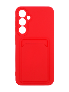 Силіконовий чохол WAVE Colorful Pocket для Samsung A35 red Full Camera