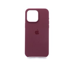Силіконовий чохол Full Cover для iPhone 15 Pro Max plum