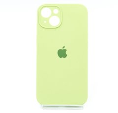 Силіконовий чохол Full Cover для iPhone 13 green Full Camera