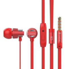 Навушники Celebrat C8 red