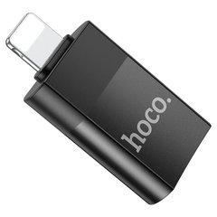 Перехідник Hoco UA17 USB to Ligntning USB2.0 OTG adapter black