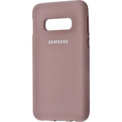 Силиконовый чехол Silicone Cover для Samsung S10 Lite lavender gray Full Protective