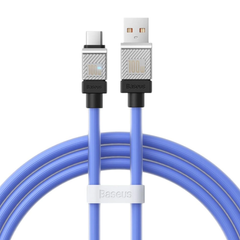 USB кабель Baseus Coolplay series Fast Charging Cable Type-C 100W 1m blue CAKW000603