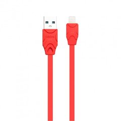 USB кабель Celebrat CB-02 Lightning FC 2.4A/1m red