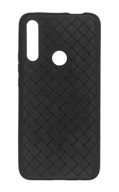 Силиконовый чехол Weaving Case для Huawei P Smart Z black (плетенка)