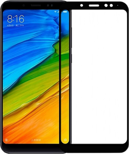 Защитное 2.5D стекло Glass для Xiaomi Redmi Note 5 Pro black f/s