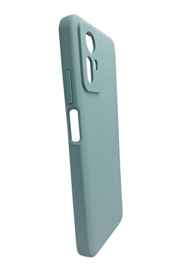 Силиконовый чехол Fibra для Xiaomi Redmi Note 12S mint Full Camera