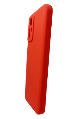 Силиконовый чехол Fibra для Xiaomi Redmi Note 12S red Full Camera