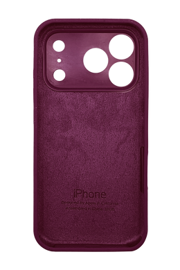 Силіконовий чохол Full Cover для iPhone 17 Pro rose red Full Camera