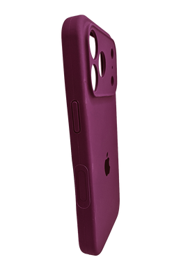 Силіконовий чохол Full Cover для iPhone 17 Pro rose red Full Camera