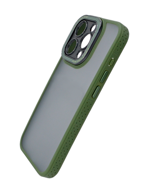 Чохол Metall Camera Touch Soft для iPhone 15 Pro alpine green Full Camera