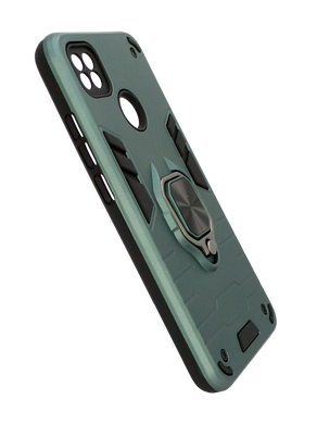 Чохол SP Transformer Ring for Magnet для Xiaomi Redmi 9С green протиударний Full Camera