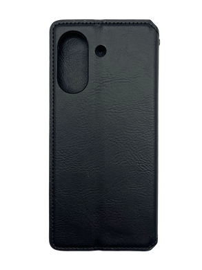 Чохол-книжка шкіра для Xiaomi Redmi 13C black Getman Cubic PU