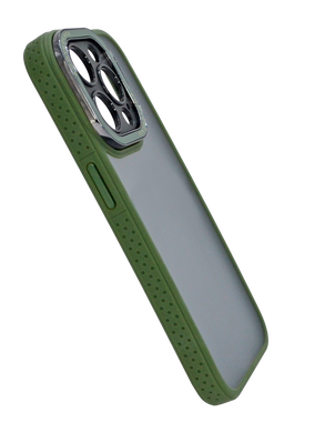 Чохол Metall Camera Touch Soft для iPhone 15 Pro alpine green Full Camera