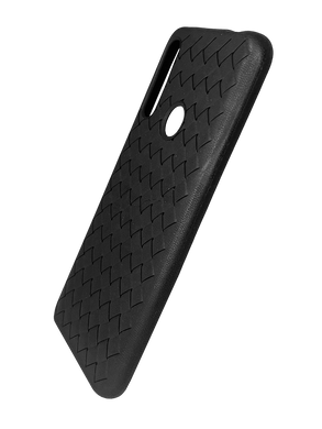 Силиконовый чехол Weaving Case для Huawei P Smart Z black (плетенка)