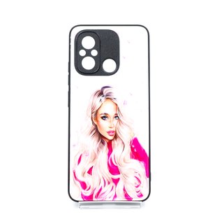 TPU+PC чохол Prisma Ladies для Xiaomi Redmi 12C/Poco C55 pink Full Camera