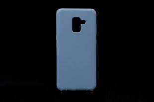 Силіконовий чохол Full Cover SP для Samsung A8 2018 mist blue