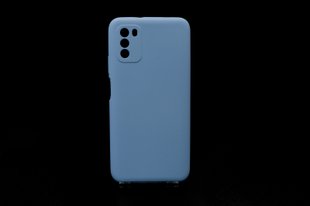 Силіконовий чохол Full Cover SP для Xiaomi Poco M3 mist blue