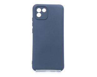 Силіконовий чохол Full Cover для Samsung A03 midnight blue Full Сamera без logo