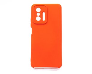 Силіконовий чохол Full Cover для Xiaomi Mi 11T/11T Pro red Full Camera без logo