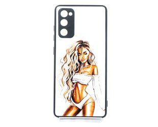 TPU+PC чохол Prisma Ladies для Samsung S20 FE white Full Camera