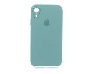 Силіконовий чохол Full Cover Square для iPhone XR pine green Full Camera