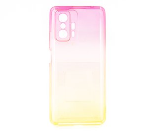 Силіконовий чохол Gradient Design для Xiaomi Mi11T/Mi11T Pro 0.5mm pink/yellow