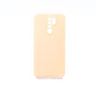 Силіконовий чохол Full Cover для Xiaomi Redmi 9 peach Full Camera без logo