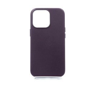 Чехол Leather with Magsafe для iPhone 13 Pro dark cherry
