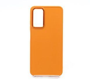 TPU чехол Bonbon Metal Style для Xiaomi Redmi Note 11 Pro 4G/5G Note 12 Pro 4G papaya