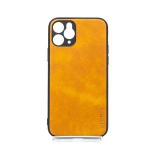 Чохол шкіряний AIORIA Vintage для iPhone 11 Pro brown Full Camera