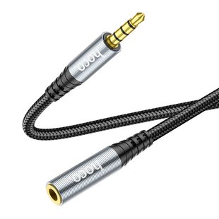 AUX кабель Hoco UPA20 3.5 audio extension 2m gray