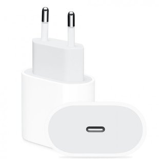 Сетевой блок питания Apple iPad PD 20W 3.0A USB-C white (MHJ83ZM/A A2347)