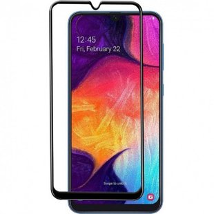 Защитное 2.5D стекло FullGlue Люкс для Samsung A015 black