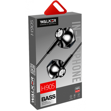 Наушники Walker H905+mic black