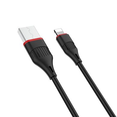 USB кабель Borofone BX17 Lightning 2.4A/1m black