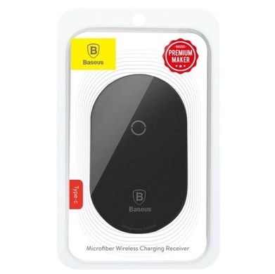 Ресивер для бездротового зарядного пристрою Baseus WXTE-A Microfiber Wireless Charging Receiver (For iPhone) Black