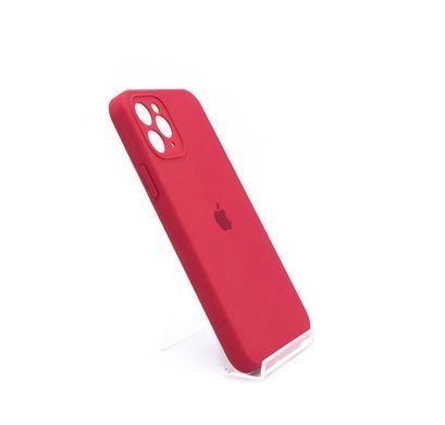 Силиконовый чехол Full Cover для iPhone 11 Pro rose red Full Camera