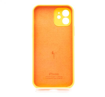 Силіконовий чохол Full Cover для iPhone 12 carrot Full Camera
