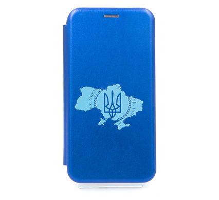 Чехол книжка Original кожа MyPrint для Xiaomi RedmiNote5 /5 Pro blue (Карта України)