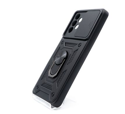 Чохол Camshield Serge Ring for Magnet для Samsung A73 5G black протиударний шторка/захист камери