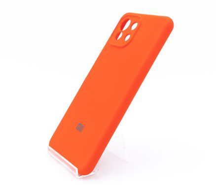 Силіконовый чохол Full Cover для Xiaomi Mi 11 Lite red My color Full Camera